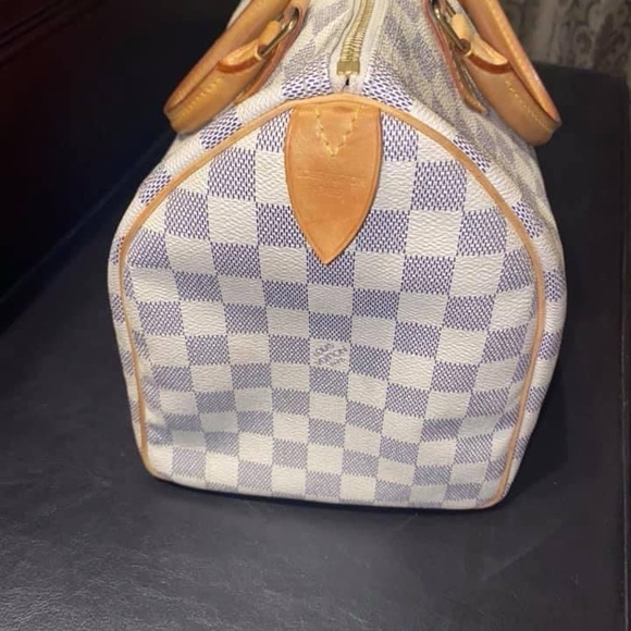 Damier Azur speedy 30 - Picture 10 of 14